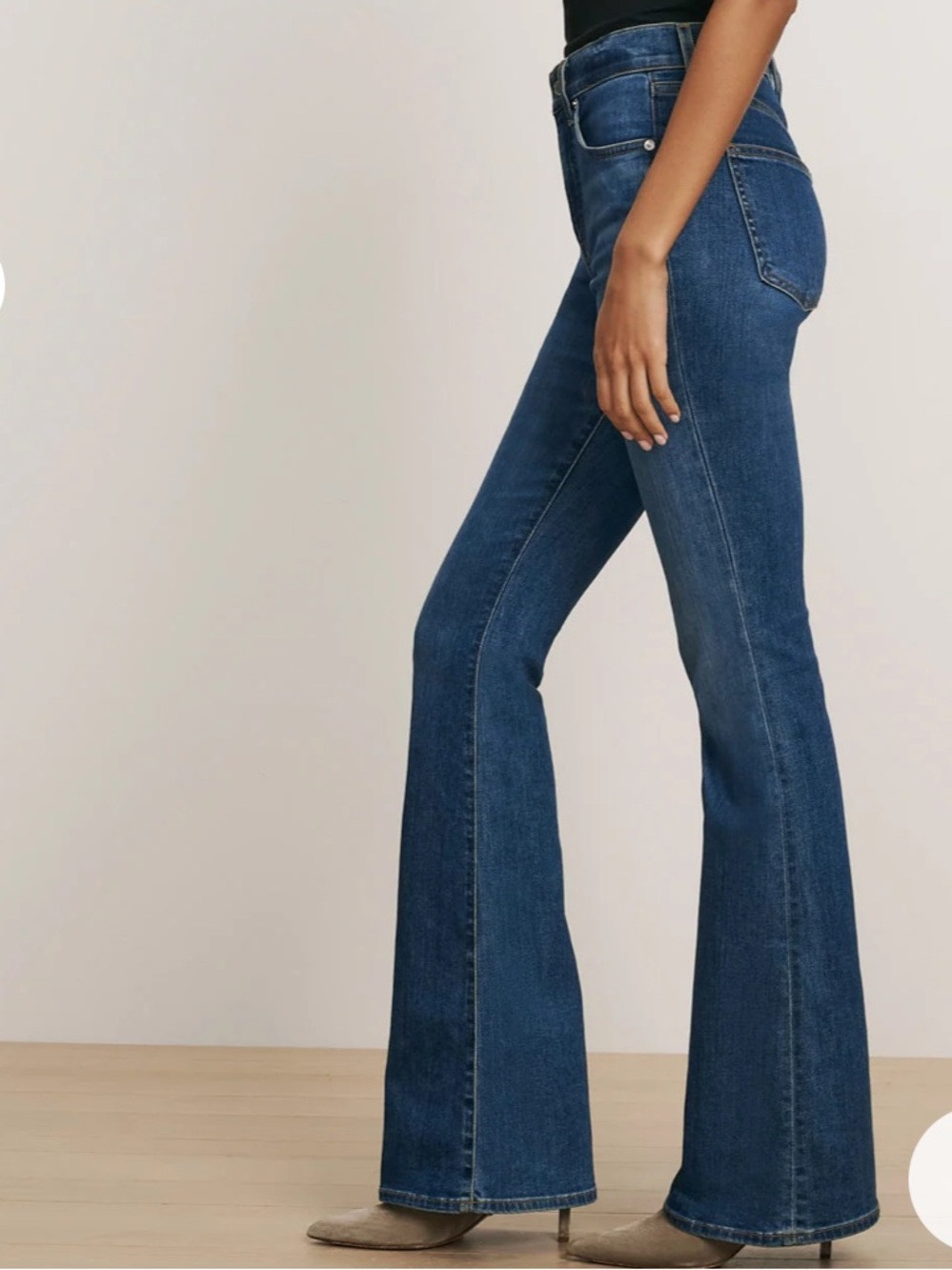 Veronica Beard Beverly Skinny-Flare Jeans